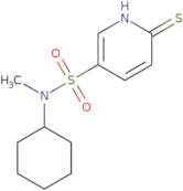 N-Cyclohexyl-N-methyl-6-sulfanylpyridine-3-sulfonamide