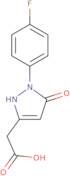 2-[1-(4-Fluorophenyl)-5-oxo-2,5-dihydro-1H-pyrazol-3-yl]acetic acid