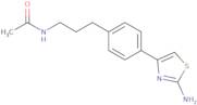 N-{3-[4-(2-Amino-1,3-thiazol-4-yl)phenyl]propyl}acetamide