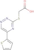 2-{[5-(Thiophen-2-yl)-1,2,4-triazin-3-yl]sulfanyl}acetic acid