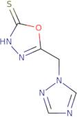 5-(1H-1,2,4-Triazol-1-ylmethyl)-1,3,4-oxadiazole-2-thiol