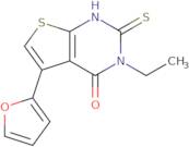 3-Ethyl-5-(furan-2-yl)-2-sulfanyl-3H,4H-thieno[2,3-d]pyrimidin-4-one