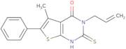 5-Methyl-6-phenyl-3-(prop-2-en-1-yl)-2-sulfanyl-3H,4H-thieno[2,3-d]pyrimidin-4-one