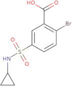 2-Bromo-5-(cyclopropylsulfamoyl)benzoic acid