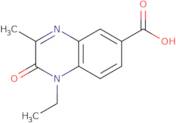 1-Ethyl-3-methyl-2-oxo-1,2-dihydro-quinoxaline-6-carboxylic acid