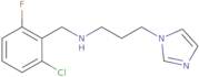 [(2-Chloro-6-fluorophenyl)methyl][3-(1H-imidazol-1-yl)propyl]amine