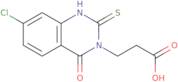 3-(7-Chloro-4-oxo-2-sulfanyl-3,4-dihydroquinazolin-3-yl)propanoic acid