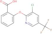 2-{[3-Chloro-5-(trifluoromethyl)pyridin-2-yl]oxy}benzoic acid