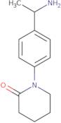 1-[4-(1-Aminoethyl)phenyl]piperidin-2-one