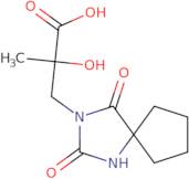 3-{2,4-Dioxo-1,3-diazaspiro[4.4]nonan-3-yl}-2-hydroxy-2-methylpropanoic acid