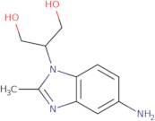 2-(5-Amino-2-methyl-1H-1,3-benzodiazol-1-yl)propane-1,3-diol