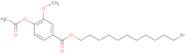 11-Bromoundecyl 4-acetoxy-3-methoxybenzoate