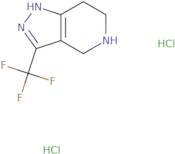 3-(Trifluoromethyl)-4,5,6,7-tetrahydro-1H-pyrazolo[4,3-c]pyridine dihydrochloride