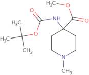 Methyl 1-methyl-4-[(2-methylpropan-2-yl)oxycarbonylamino]piperidine-4-carboxylate