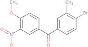 (4-bromo-3-methylphenyl)(4-methoxy-3-nitrophenyl)methanone