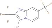 3-bromo-2,7-bis(trifluoromethyl)imidazo[1,2-a]pyridine