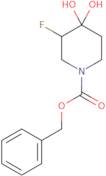 benzyl 3-fluoro-4,4-dihydroxypiperidine-1-carboxylate