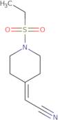 2-[1-(ethanesulfonyl)piperidin-4-ylidene]acetonitrile