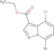Ethyl 7-bromo-4-chloropyrazolo[1,5-a]pyridine-3-carboxylate