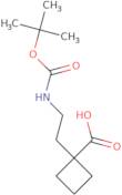 1-(2-{[(tert-Butoxy)carbonyl]amino}ethyl)cyclobutane-1-carboxylic acid