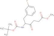 (S)-Methyl 5-((tert-butoxycarbonyl)amino)-6-(3-fluorophenyl)-4-oxohexanoate