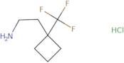 -2(-1(trifluoromethyl)cyclobutyl)ethanamine hydrochloride