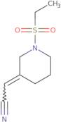2-[(3Z)-1-(Ethanesulfonyl)piperidin-3-ylidene]acetonitrile
