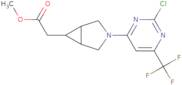 Methyl 2-(rel-(1R,5S,6S)-3-(2-chloro-6-(trifluoromethyl)pyrimidin-4-yl)-3-azabicyclo[3.1.0]hexan-6…