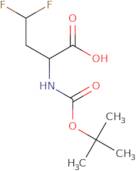 2-{[(tert-Butoxy)carbonyl]amino}-4,4-difluorobutanoic acid