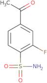 4-Acetyl-2-fluorobenzene-1-sulfonamide