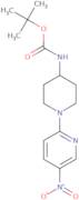 tert-Butyl 1-(5-nitropyridine-2-yl)piperidine-4-ylcarbamate