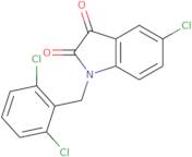 5-Chloro-1-(2,6-dichlorobenzyl)-1H-indole-2,3-dione