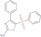 2-Amino-4-phenyl-5-(phenylsulphonyl)-1,3-thiazole