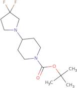 tert-Butyl 4-(3,3-difluoropyrrolidin-1-yl)piperidine-1-carboxylate