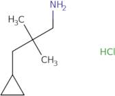 3-Cyclopropyl-2,2-dimethylpropan-1-amine hydrochloride