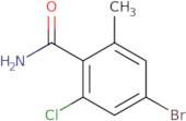 4-Bromo-2-chloro-6-methylbenzamide