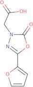 2-[5-(Furan-2-yl)-2-oxo-2,3-dihydro-1,3,4-oxadiazol-3-yl]aceticacid