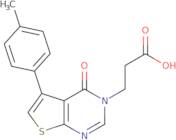 3-[5-(4-Methylphenyl)-4-oxo-3H,4H-thieno[2,3-d]pyrimidin-3-yl]propanoic acid