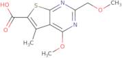 4-Methoxy-2-(methoxymethyl)-5-methylthieno[2,3-d]pyrimidine-6-carboxylic acid