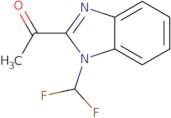 1-[1-(Difluoromethyl)-1H-1,3-benzodiazol-2-yl]ethan-1-one