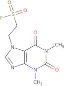 2-(1,3-Dimethyl-2,6-dioxo-2,3,6,7-tetrahydro-1H-purin-7-yl)ethane-1-sulfonyl fluoride