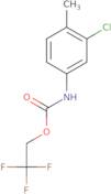 2,2,2-Trifluoroethyl N-(3-chloro-4-methylphenyl)carbamate