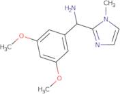 (3,5-Dimethoxyphenyl)(1-methyl-1H-imidazol-2-yl)methanamine