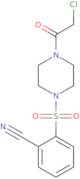 2-{[4-(2-Chloroacetyl)piperazin-1-yl]sulfonyl}benzonitrile