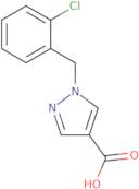 1-[(2-Chlorophenyl)methyl]-1H-pyrazole-4-carboxylic acid