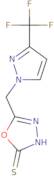 5-{[3-(Trifluoromethyl)-1H-pyrazol-1-yl]methyl}-1,3,4-oxadiazole-2-thiol