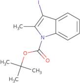 3-Iodo-2-methyl-1H-indole, N-Boc protected
