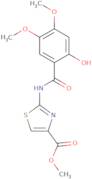 Methyl 2-(2-Hydroxy-4,5-dimethoxybenzamido)thiazole-4-carboxylate