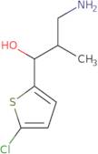 3-Amino-1-(5-chlorothiophen-2-yl)-2-methylpropan-1-ol