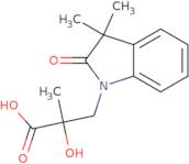 3-(3,3-Dimethyl-2-oxo-2,3-dihydro-1H-indol-1-yl)-2-hydroxy-2-methylpropanoic acid